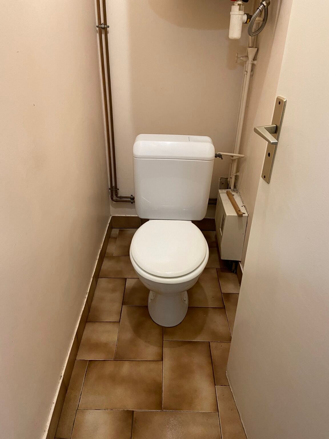 WC nettoyé après remise en état du logement