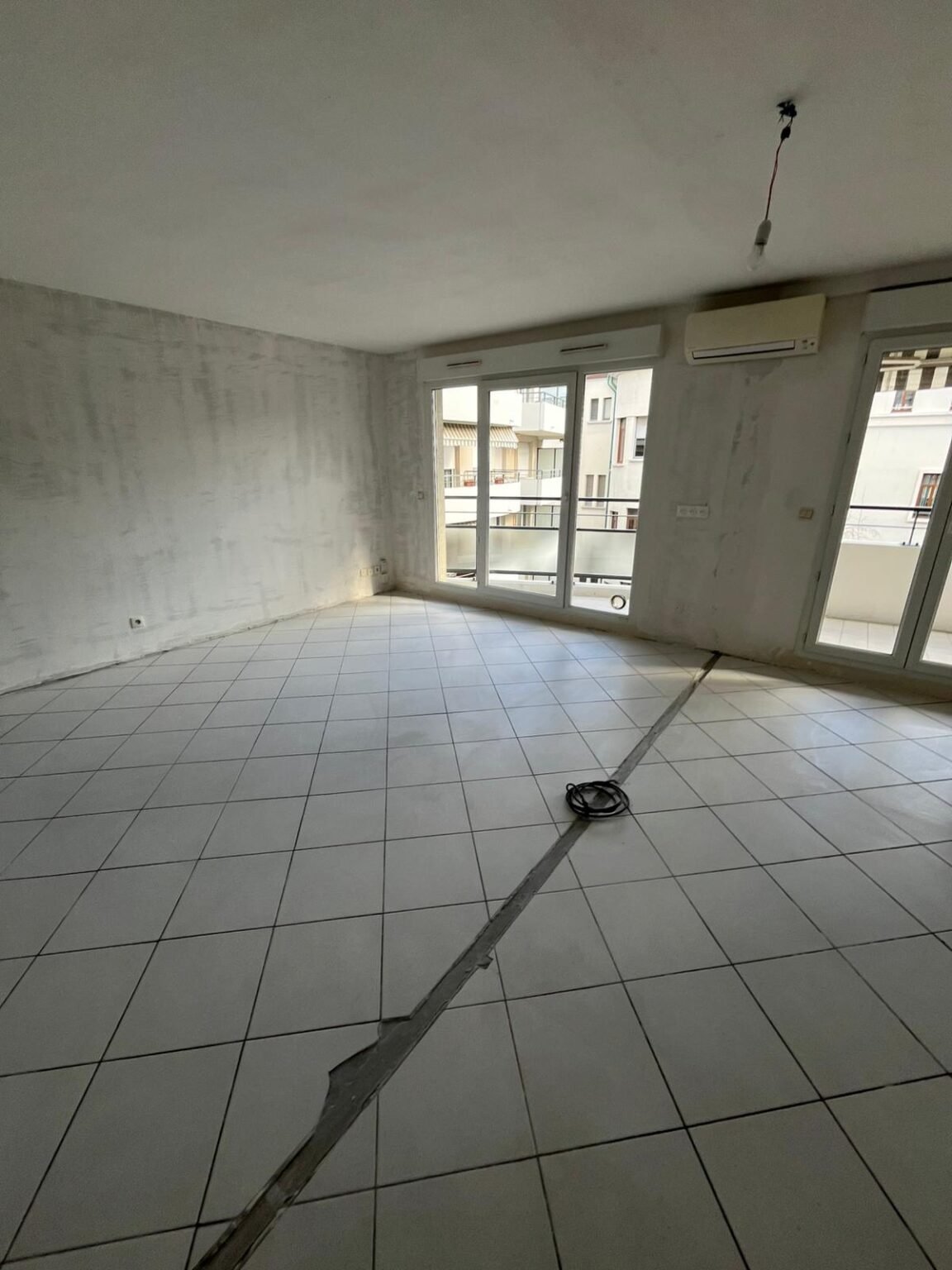 Pièce après remise en état après travaux